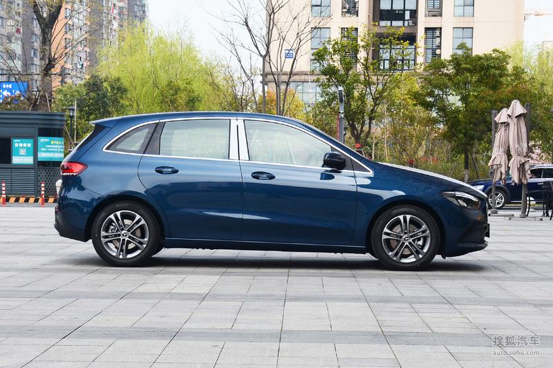 【 奔驰b级图片】_2020款 b 200 动感型_水洗蓝_外观_搜狐汽车网