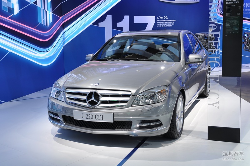 奔驰c220cdi巴黎车展实拍