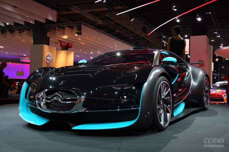 雪铁龙survolt概念车巴黎车展实拍