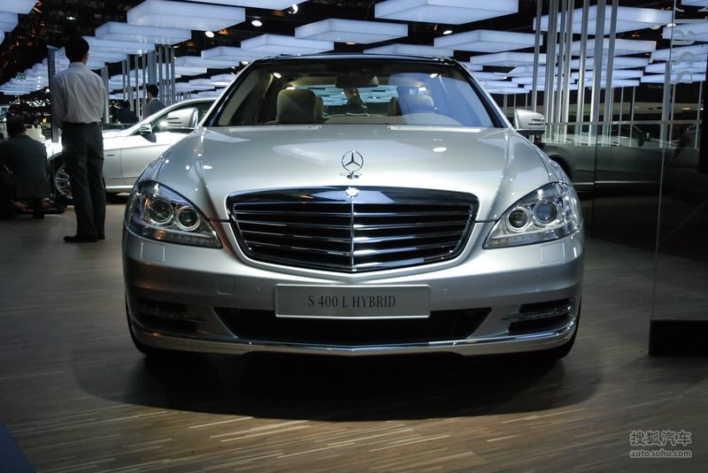 奔驰进口奔驰s级混合动力奔驰s400 hybrid上海车展实拍