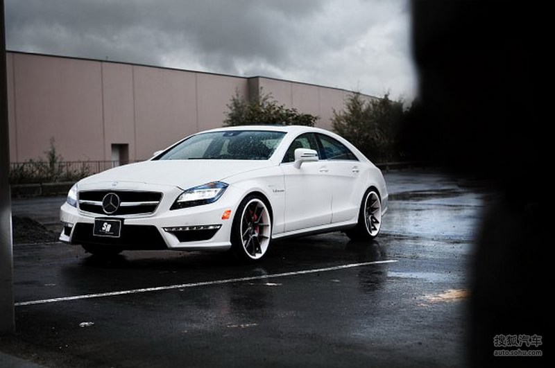 奔驰amg系列cls级 amg白色幽灵 sr auto改装新款奔驰cls63 amg
