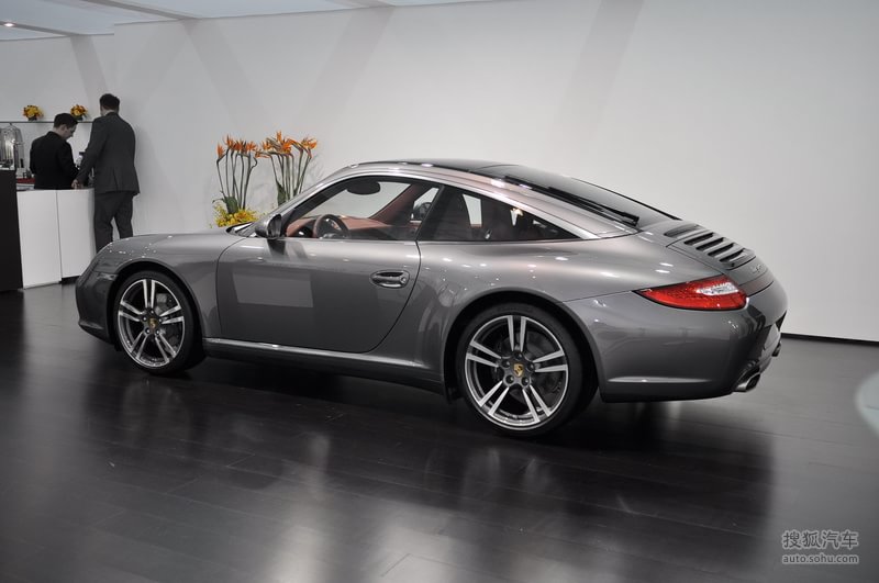 保时捷911 targa4 上海车展实拍