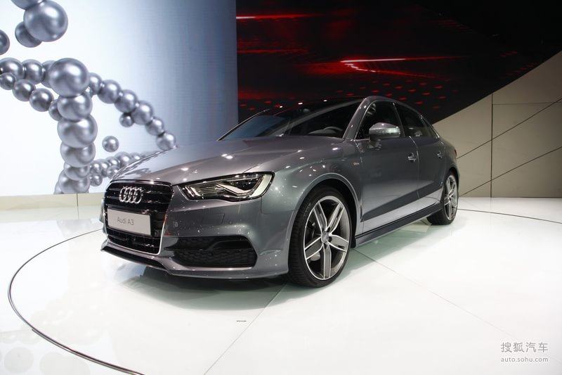 奥迪全新a3三厢版广州车展实拍