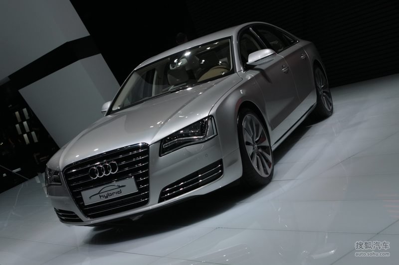 奥迪a8 hybrid车展实拍