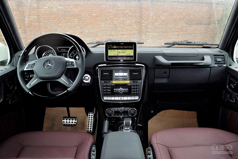 【奔驰g级amg 2013款g63 amg内饰栗色真皮内饰图片g2248595】_奔驰