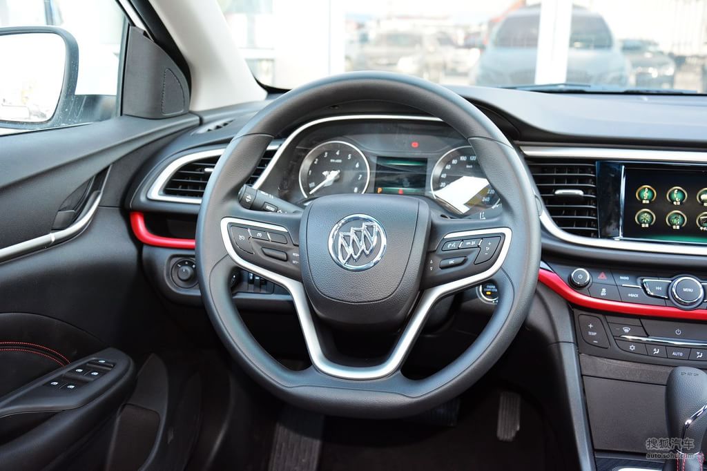 【别克英朗gt 2015款18t 双离合运动旗舰型内饰黑色真皮内饰高清图片g