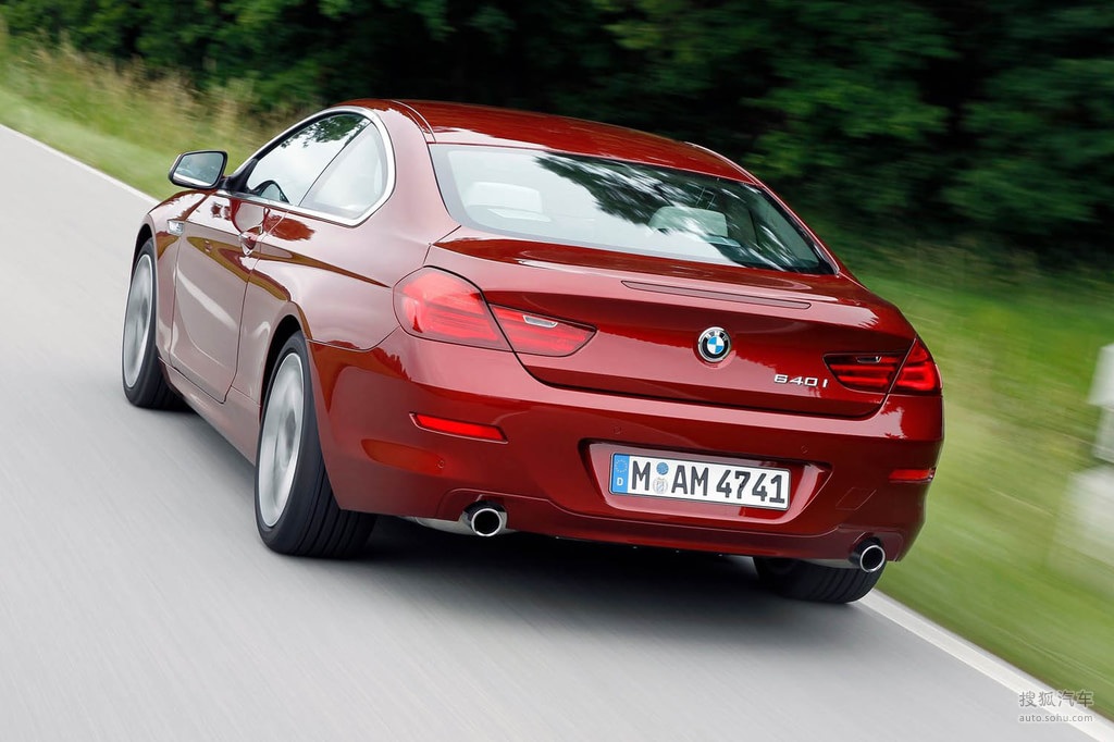 宝马6系双门官方朱砂红t860559图片_图库_搜狐汽车