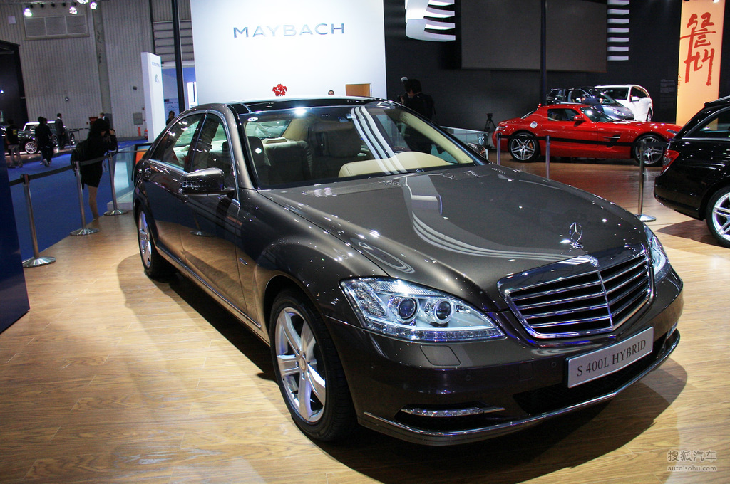 奔驰 进口奔驰 s级混合动力 奔驰s400 hybrid车展实拍