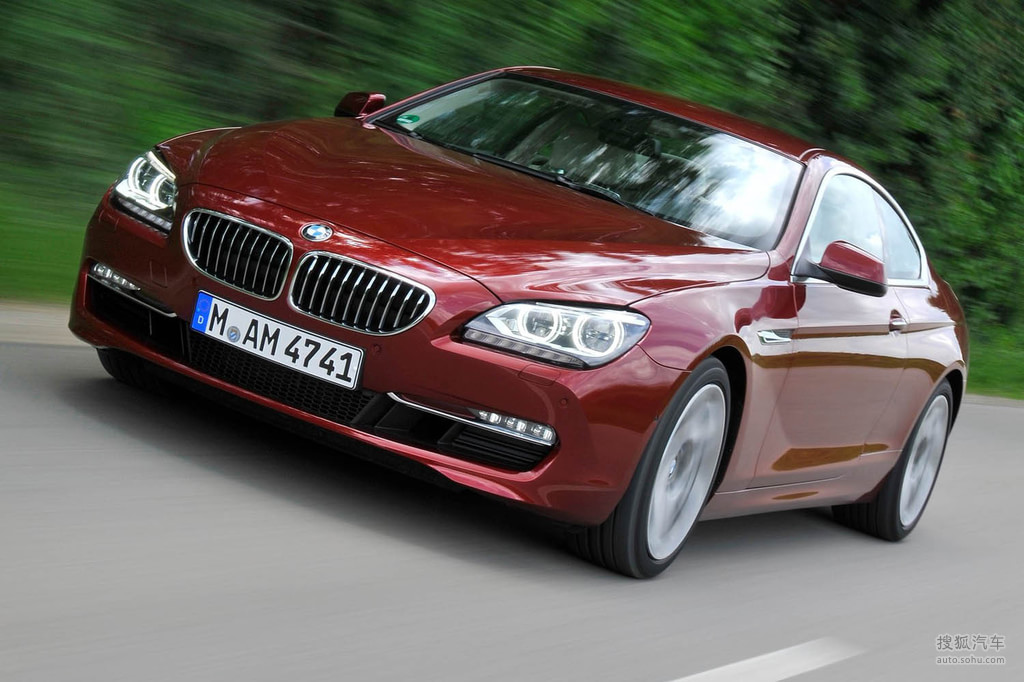 宝马6系双门官方朱砂红t860583高清图片_图库_搜狐汽车