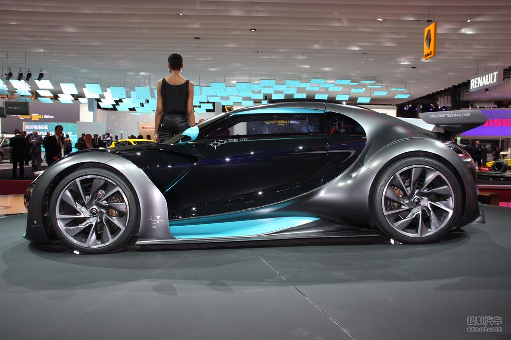 雪铁龙survolt概念车巴黎车展实拍
