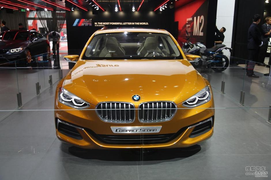 宝马城市新概念车compact sedan北京车展实拍